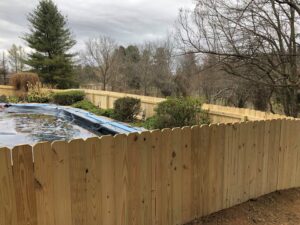 4′ FT Tall Dog-Ear Privacy Fence